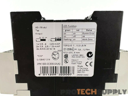 Siemens 3RK1200-0CE00-0AA2 AS-Interface Module