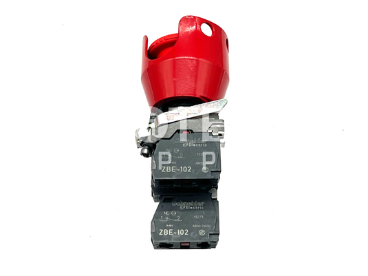 Schneider Electric ZBE-102 Emergency Stop Button Assy with WARRANTY
