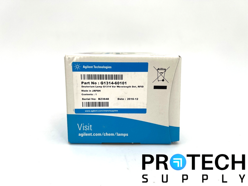 Load image into Gallery viewer, Agilent G1314-60101 Deuterium Lamp G1314 Variable Wavelength Detector SEALED
