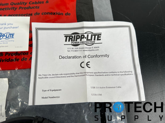 Tripp Lite U330-15M Active Extension Cable NEW with WARRANTY