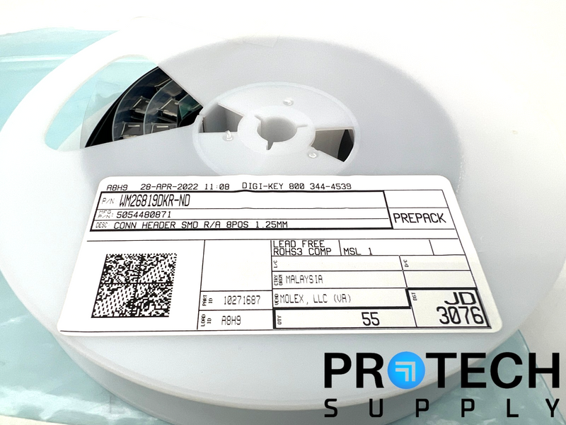 Load image into Gallery viewer, (55/Per Reel) Molex 5054480871 Right Angle 8-Position Connector NEW w/ WARRANTY
