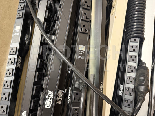 (Approx 50) Pallet of mixed Power Strips Tripp Lite PDUMV20 PDU and More