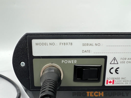 Scisense Transonic FY897B Control Unit w/ FW-VSL-A Interface w/ FA-404  WARRANTY