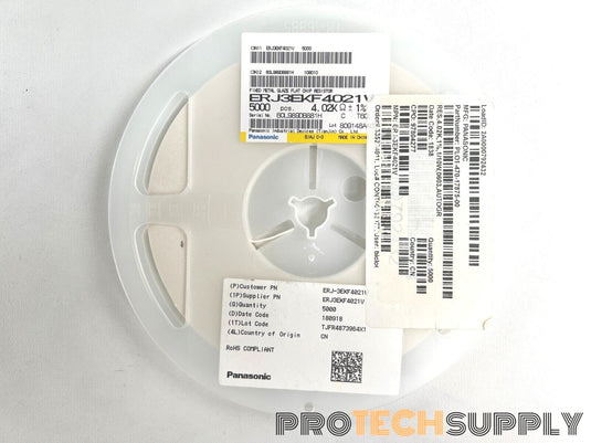 Roll of 5000 Panasonic ERJ-3EKF4021V Thick Film Chip Resistor 4.02 kOhm WARRANTY