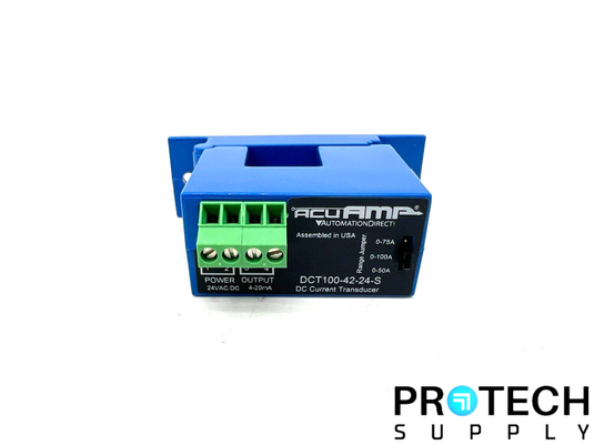 AcuAMP DC Current Transducer DCT100-42-24-S NEW with WARRANTY