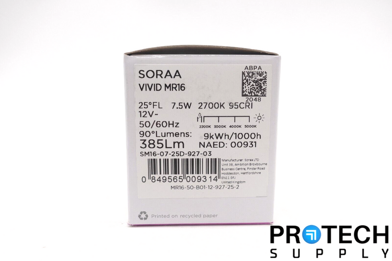 Load image into Gallery viewer, Soraa Vivid MR16 / LED Bulb GU5.3 2700K 25° / SM16-07-25D-927-03 NEW w/ WARRANTY
