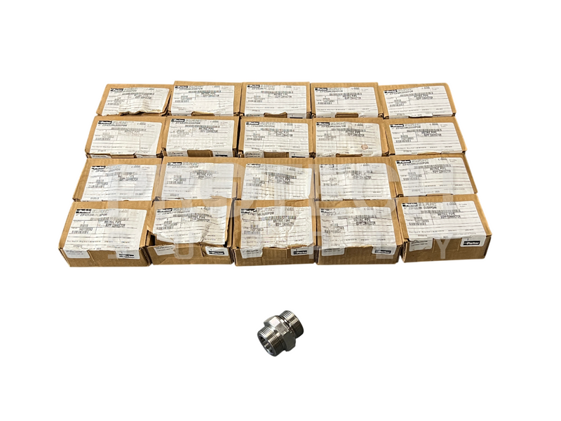 Load image into Gallery viewer, (Lot of 21) Parker 20F42EDMLOSSEPDM Face Seal O-Ring End 1 Connector w/ WARRANTY
