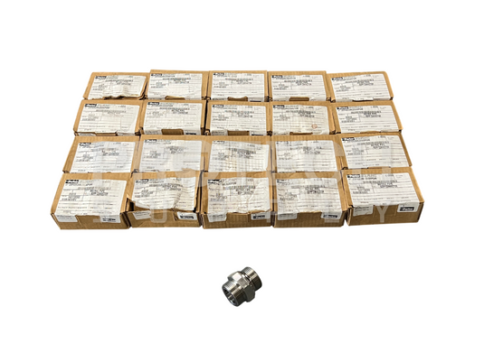 (Lot of 21) Parker 20F42EDMLOSSEPDM Face Seal O-Ring End 1 Connector w/ WARRANTY