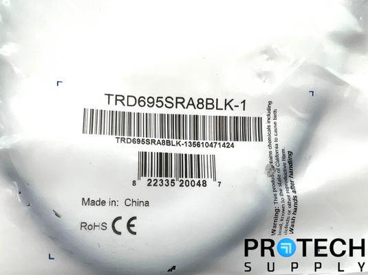 L-Com TRD695RA8BLK-1 Right Angle RJ45 Ethernet Patch Cord NEW with WARRANTY