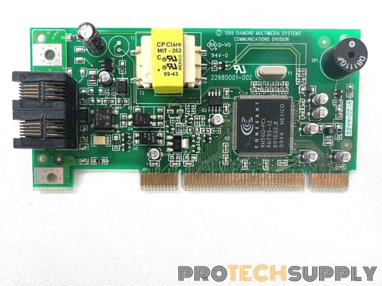 Diamond Multimedia SUP2750 56k 2-Port PCI Modem Card 23680001-002 with WARRANTY 