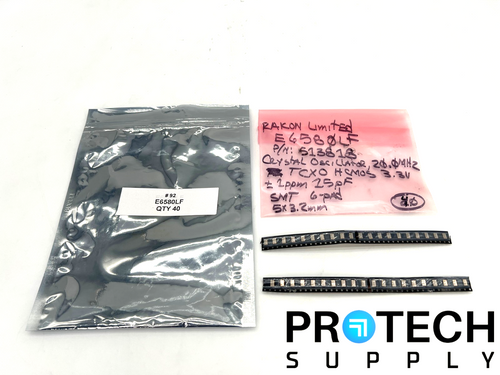 (40/Pk) Rakon E6580LF Crystal Oscillator 20MHz 3.3V NEW with WARRANTY