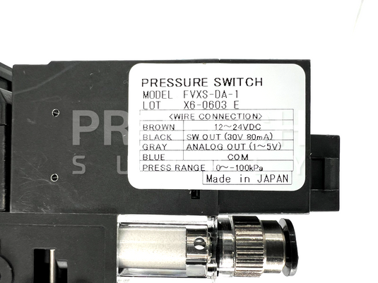 Pisco FVXS-DA-1  Pressure Switch VXE05D-3-D24-DA-M with WARRANTY