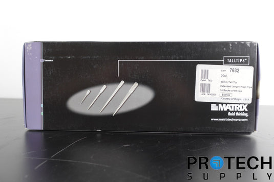 Matrix 7632 Sterile Talltips 40mm 30ul NEW with WARRANTY