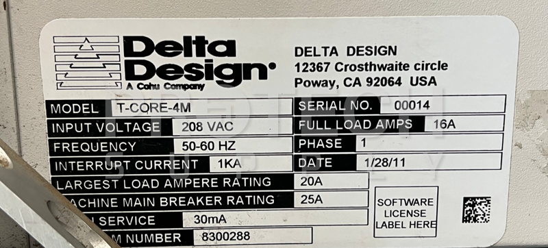 Load image into Gallery viewer, Delta Design T-CORE-4M Thermal Control System 8300288 with WARRANTY
