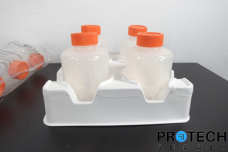 Load image into Gallery viewer, Lot of 24 Corning 431123 500mL PP Centrifuge Tubes + Holding Tray NEW &amp; WARRANTY
