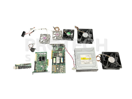 Lot of Misc PC Components Fan / DVD Drive / Board / Speaker  AS-IS
