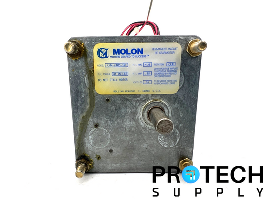 Molon CHM-2405-1M Permanent Magnet DC Gear Motor with WARRANTY