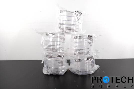 (Qty. 25) Corning 430599 Cell Culture Dishes 150 x 25mm NEW with WARRANTY