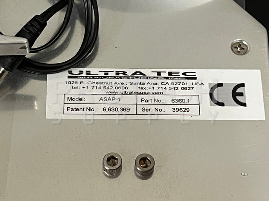 Ultra Tec ASAP-1 Semiconductor Window Preparation Head Assy 6360.1 GUARANTEED