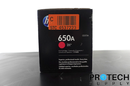 Genuine HP CE273A Magenta LaserJet Toner Cartridge 650A SEALED NEW with WARRANTY