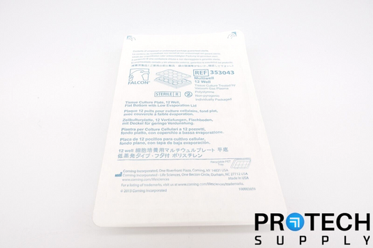 Falcon 353043 12-Well Treated Tissue Culture Plate NEW with WARRANTY