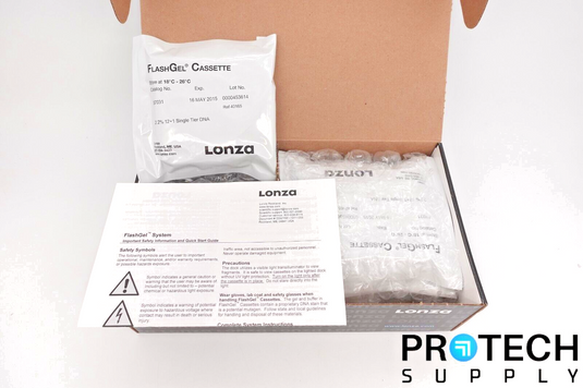 (Box of 9) Lonza 57031 FlashGel DNA Cassette 12+1 Single-Tier NEW with WARRANTY