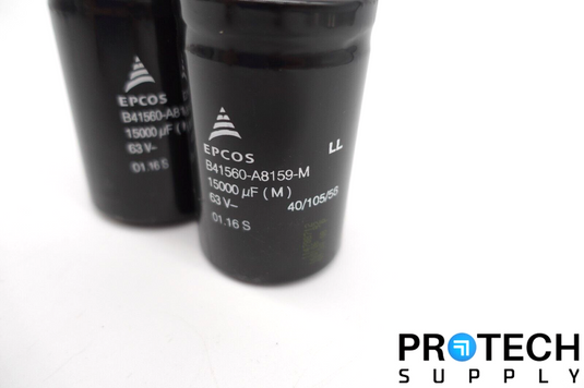 Lot of 2 Epcos B41560A8159M Aluminum Electrolytic Capacitors with WARRANTY