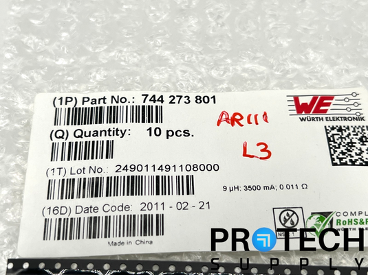 (10/Pk) Wurth Elektronik 744273801 Common Mode Choke with WARRANTY