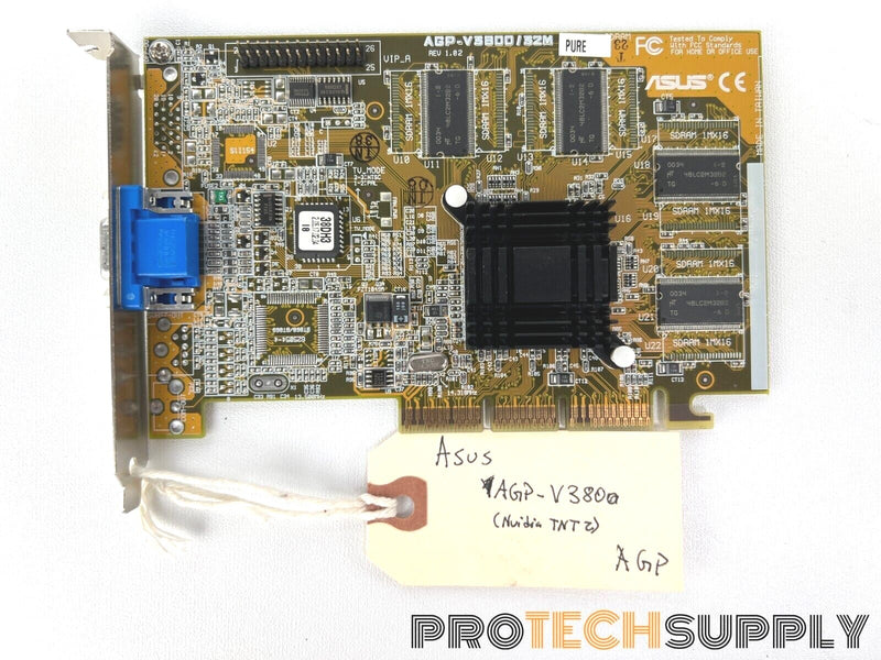 Load image into Gallery viewer, Asus AGP-V3800 Nvidia TNT2 32Mb DDR Graphics Card GPU with WARRANTY

