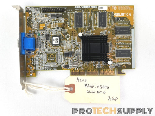 Asus AGP-V3800 Nvidia TNT2 32Mb DDR Graphics Card GPU with WARRANTY