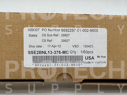 Misumi SSE2BNL13-375-MC Linear Guide 2 Slide Assembly NEW with WARRANTY