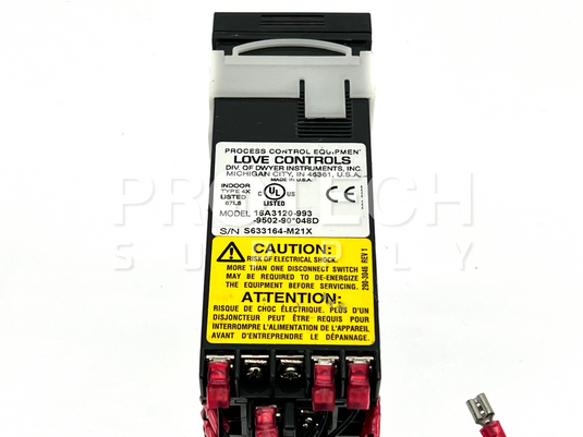 Love Controls 16A3120-993 Temperature Controller with WARRANTY
