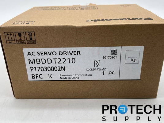 Panasonic MBDDT2210 AC Servo Driver NEW with WARRANTY