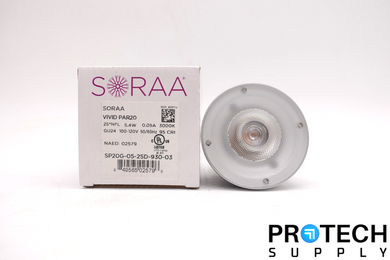 Soraa VIVID PAR20 Lamp Light 3000K 5.4W SP20g-05-25D-930-03 NEW with WARRANTY