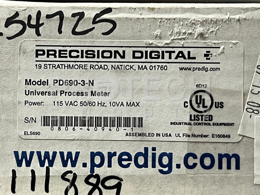 Precision Digital PD690-3-N Universal Process Meter with WARRANTY