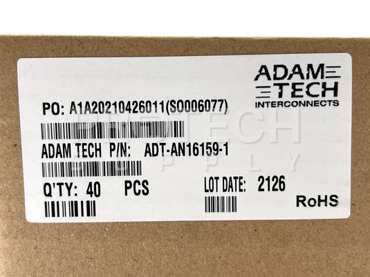(40/Pk) Adam Tech ADT-AM16159-1 RJ45 Female to Female Coupler NEW w/ WARRANTY