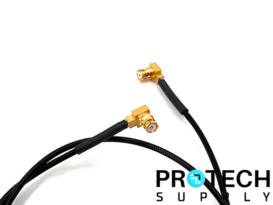 ESM SMP Female Right Angle to SMP Female Right Angle Coax Cable NEW w/  WARRANTY