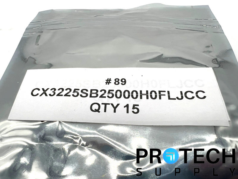 Load image into Gallery viewer, (15/Pk) Kyocera CX3225SB25000H0FLJCC Crystal 25MHz 12pF 50Ohms with WARRANTY
