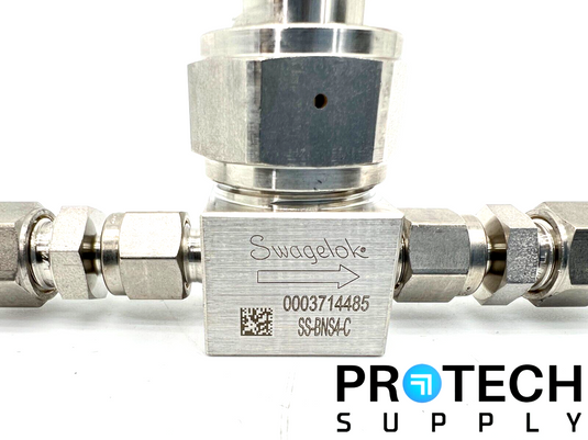Swagelok SS-BNS4-C Steel High Purity Bellows Sealed Valve with WARRANTY