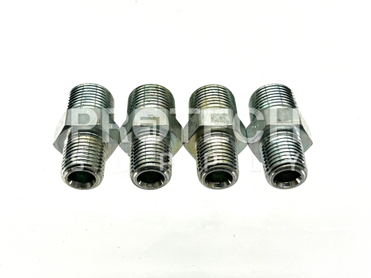 (Pack of 4) Hose & Fittings 3/8 x 1/4 FF-SS Hydraulic Fittings NEW w/ WARRANTY