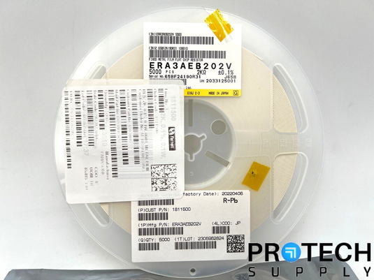 5000/Pk Panasonic Electronic Chip Resistor ERA3AEB202V NEW with WARRANTY