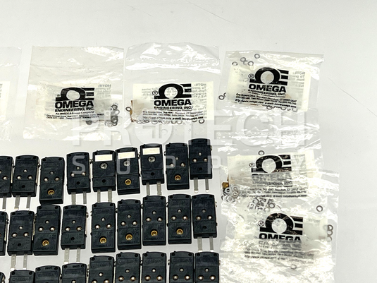 (Lot of 42) x30 Omega Thermocouple Connector & x12 Hardware Kit