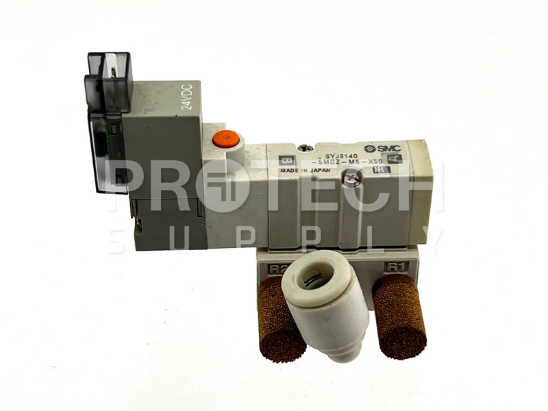 Load image into Gallery viewer, (Lot of 4) SMC SYJ3140-5MOZ Solenoid Valves 24VDC
