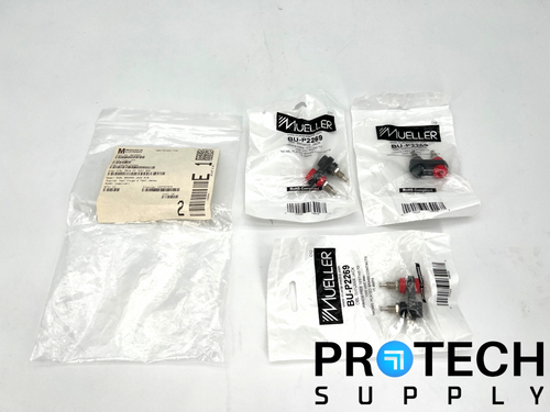 (3/Pk) Mueller BU-P2269 Nickel Plated Brass Contacs 1000VDC NEW w/ WARRANTY ASSK
