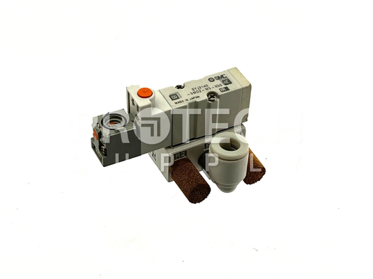 (Lot of 4) SMC SYJ3140-5MOZ Solenoid Valves 24VDC