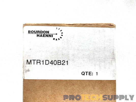 Bourdon Haenni MTR1D40B21 PSI Gauge with WARRANTY