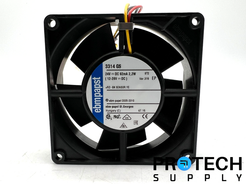 Load image into Gallery viewer, Ebmpapst 3314 GS 3-Wire Cooling Fan 92 x 92mm 24V with WARRANTY
