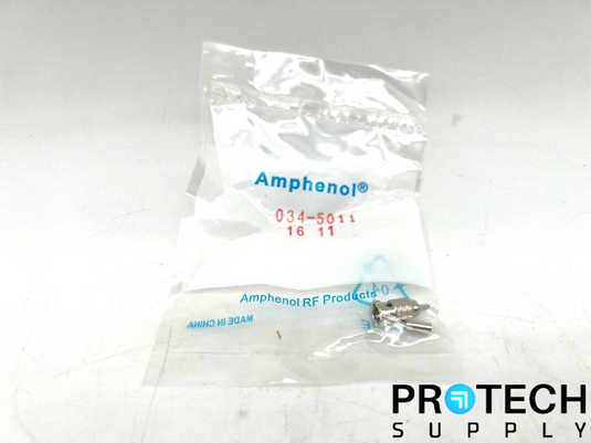Amphenol BNC HD Connector Plug Male Pin 50 Ohms 034-5011 NEW with WARRANTY