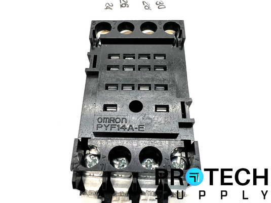 Omron PYF14A-E Relay Socket Base + MY4N-GS Relay with WARRANTY
