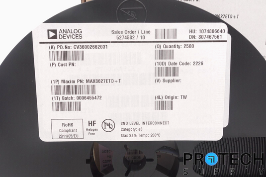 2500/Reel Analog Devices MAX8627ETD+T IC Boost REG ADJ 3.5A 14TDF NEW